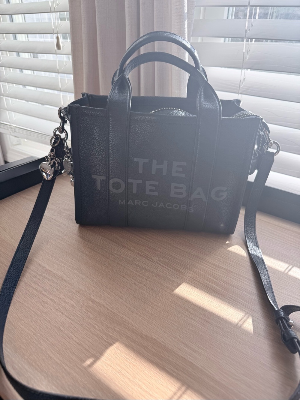 Marc Jacobs 'The Tote Bag' Blue Leather Tote - Small